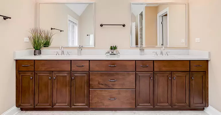 Bathroom Cabinet Renovation in Towson