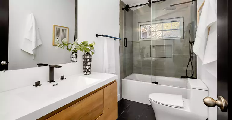 Tub to Shower Renovation in Towson