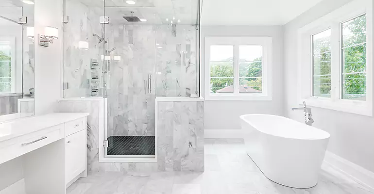 Full Shower Remodel in Towson