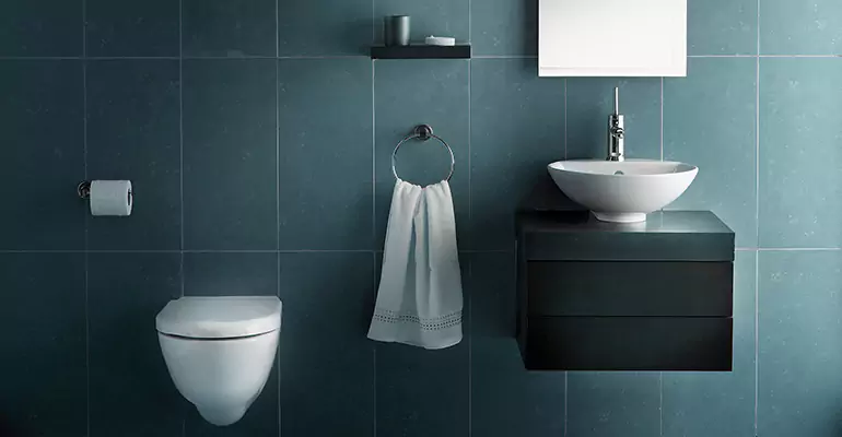 Half Bathroom Renovation in Towson