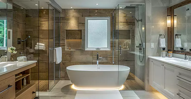 Master Suite Bathroom Remodel in Towson, MD