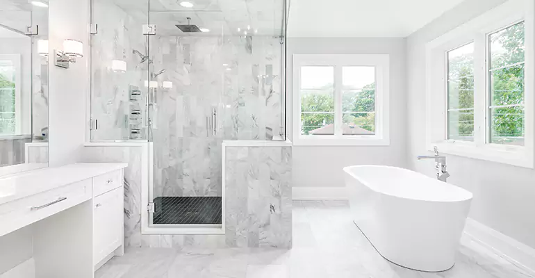 New Construction Master Bathrooms in Towson